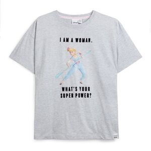 Disney Primark x Toy Story Bo Peep Gray Short Sleeve Crewneck Graphic Tee. XS.